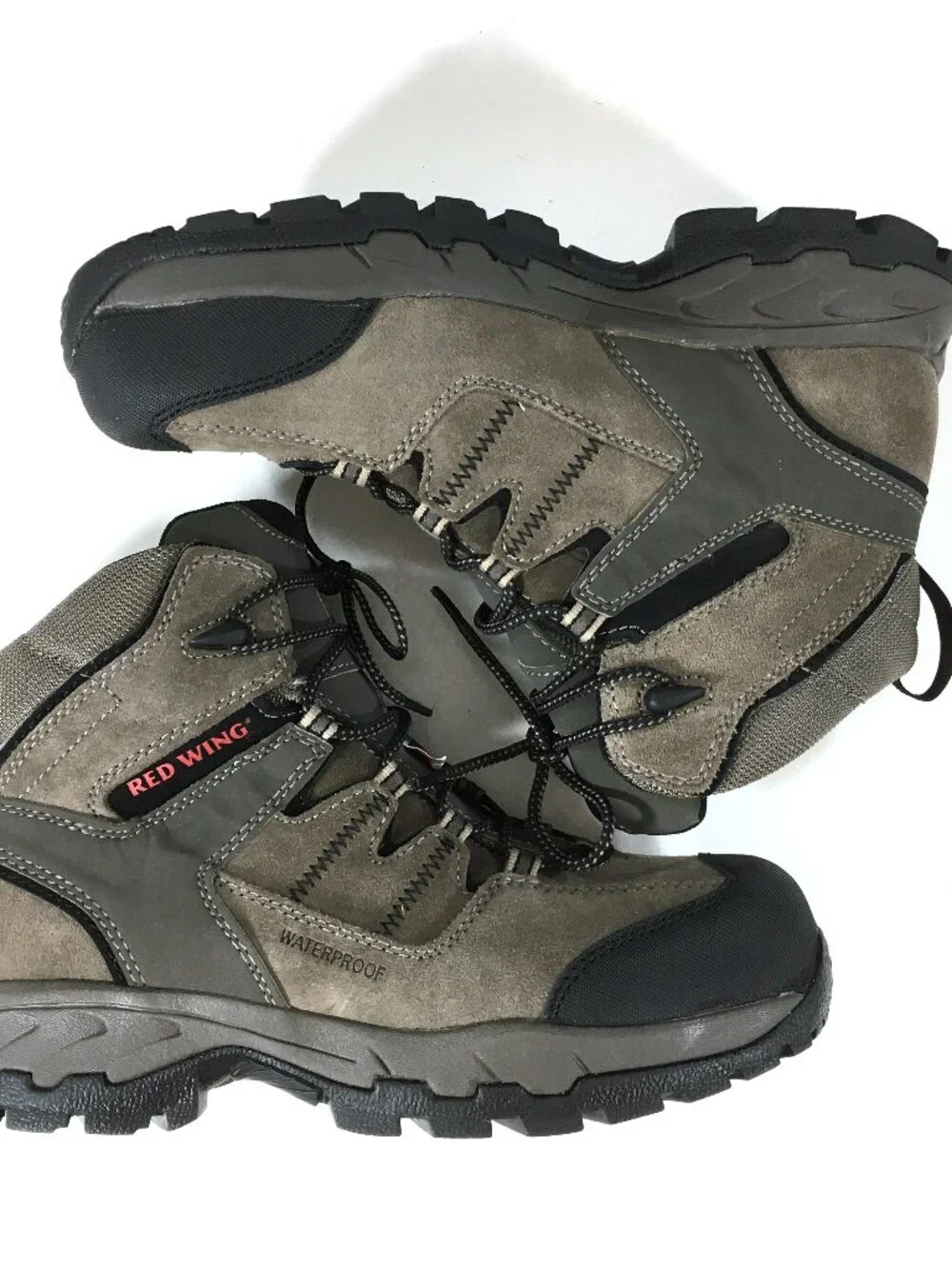 Red Wing TruHiker Hiking Boots Mens Size 9 D Brown Gray Waterproof 3561